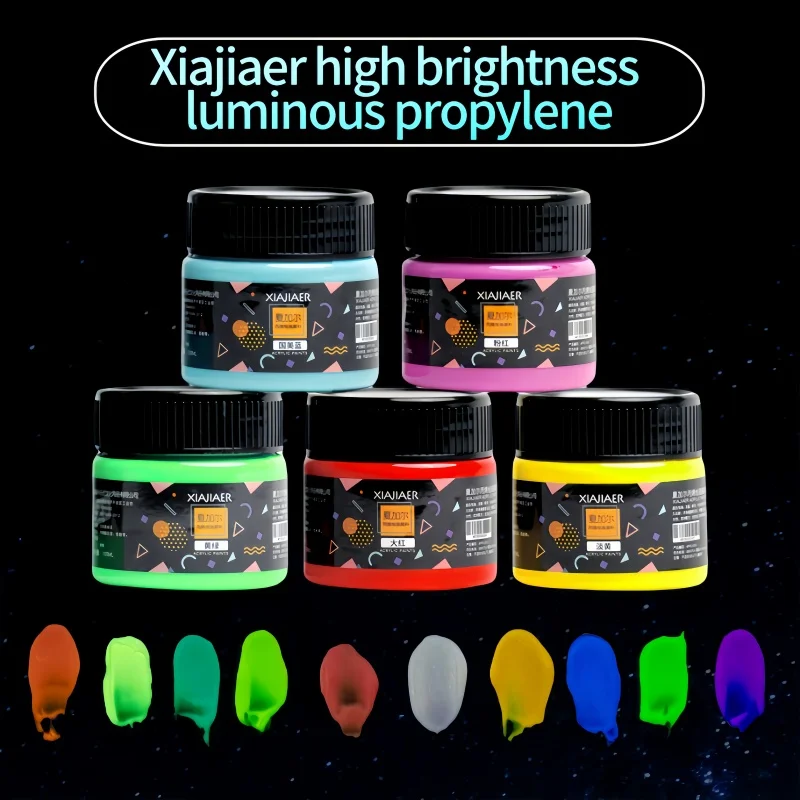Chagall 100ml Fluorescent Acrylic Pigment Fluorescent Yellow Orange Red Fluorescent Red Fluorescent Green Hand-Painted Special