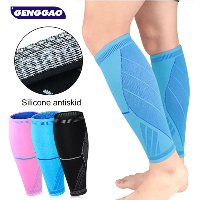 1Pcs Calf Compression Sleeve, Compression Leg Sleeves for Running, Footless Compression Socks, helps Shin splints Guards Sleeves