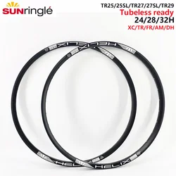 SUNRingle HELIX Bicycle rim Aluminum alloy Mountain road bike TR27 TR27SL 29 27.5 26 inch 28H 32H  XC TRAIL vacuum wheel