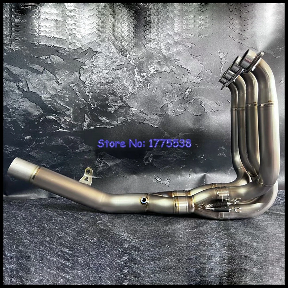 Titanium Alloy for Kawasaki ZH2 Z H2 2020-2023 ZH2 SE Z H2 SE 2021-2023 Motorcycle Exhaust System Header Collector Front Pipe