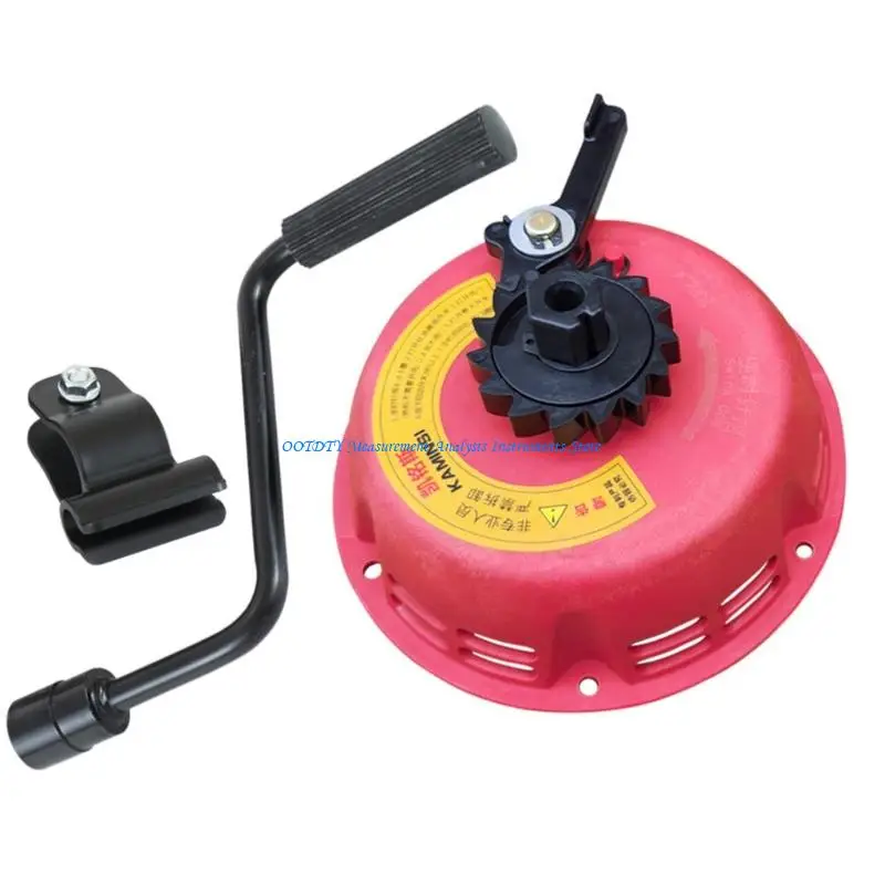367D Durability Plastic Manual Hand Crank Starter for 168 170F Engines No Pull Mechanism MultiFunctional Use Sprayer Starter