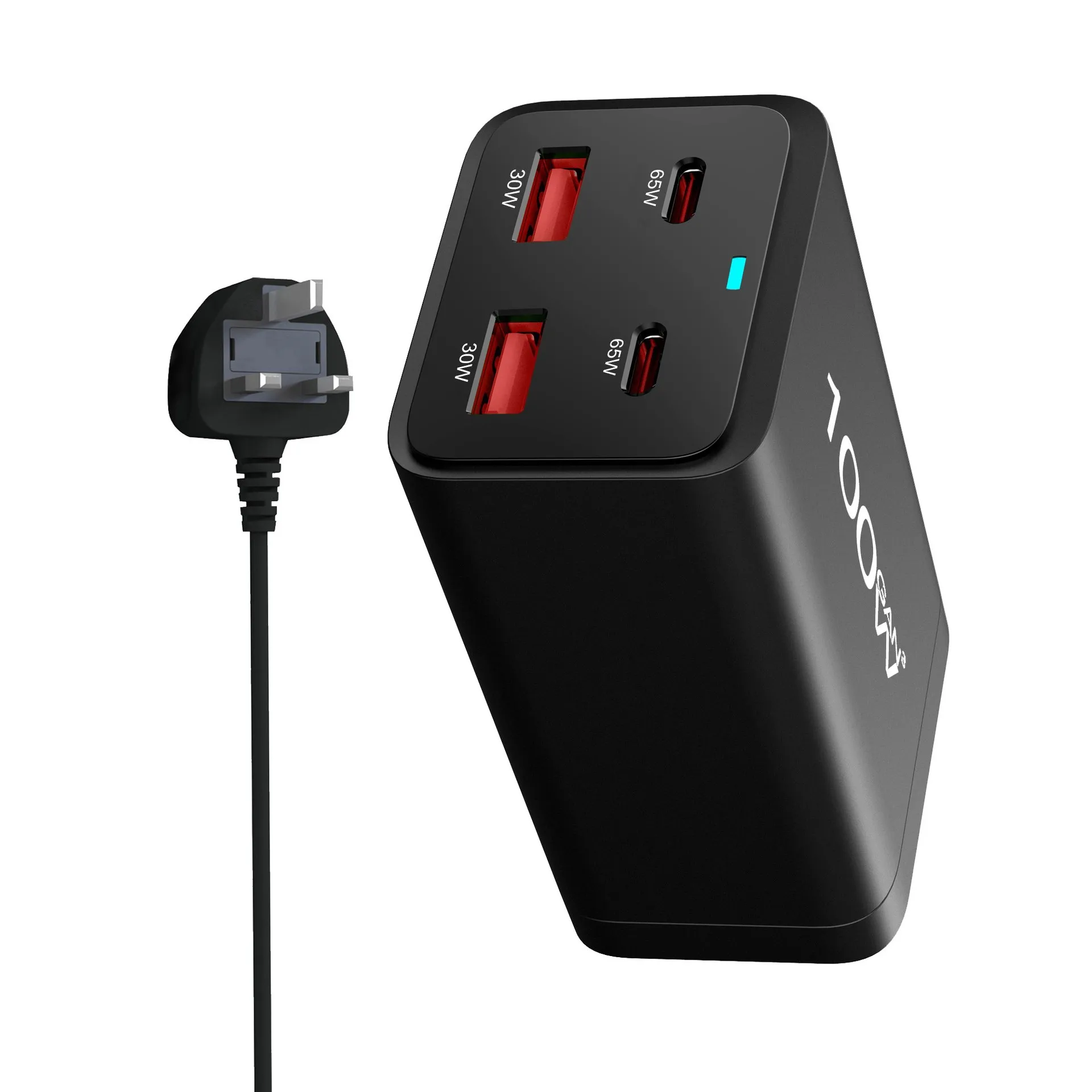 Hot 200W 6 Ports GaN Fast Charger 4.0 3.0 Type C PD USB 100W Quick Charging QC4.0 3.0 Power Adapter For Samsung Laptop IPhone view 5