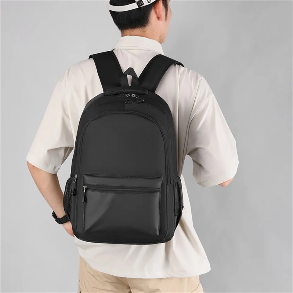 Mochilas multifuncionais de grande capacidade, leve impermeável Oxford pano mochila, simplicidade masculina mochila de negócios, viagens ao ar livre, lazer