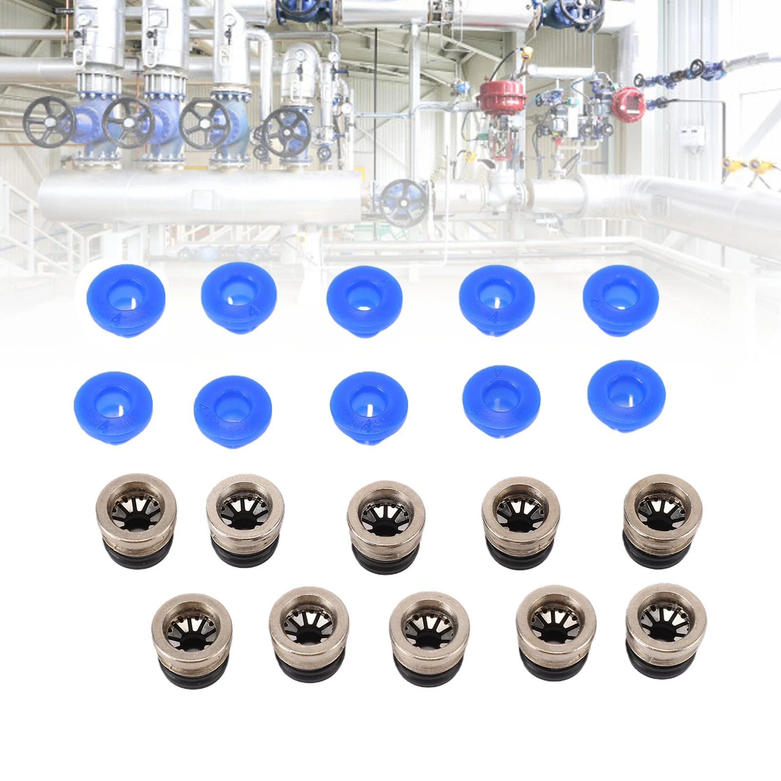 10 Set Pneumatic Valve Connector Head for VORON Extruder 3D Printer Accessories PTFE ECAS04 PTFE Pneumatic Valve Connector