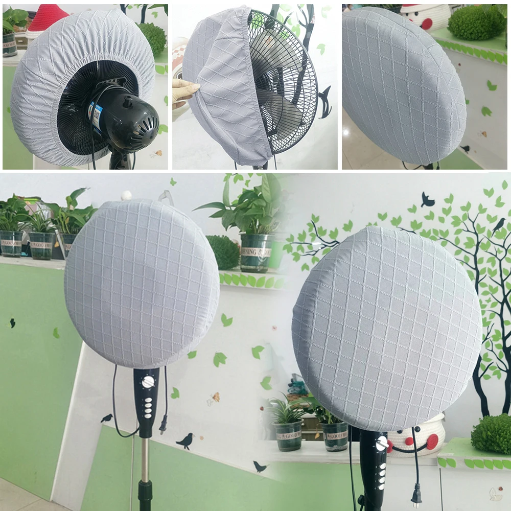 Fan Dust Cover All-inclusive Fan Case Heater Cover Protective Case Household Storage Net Cover Elastic Half Wrapped Dust Cloth