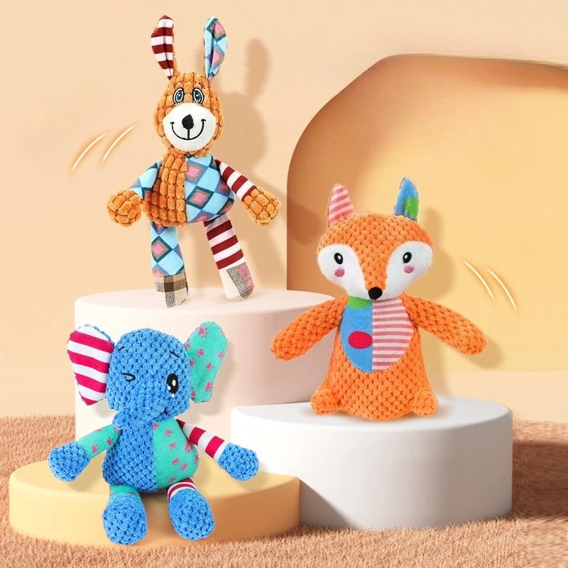 

Dog Squeaking Toy Bite Resistant and Grinding Teeth Stress Relieving Training Dog Toys for Small Large Dogs Pet Accessories