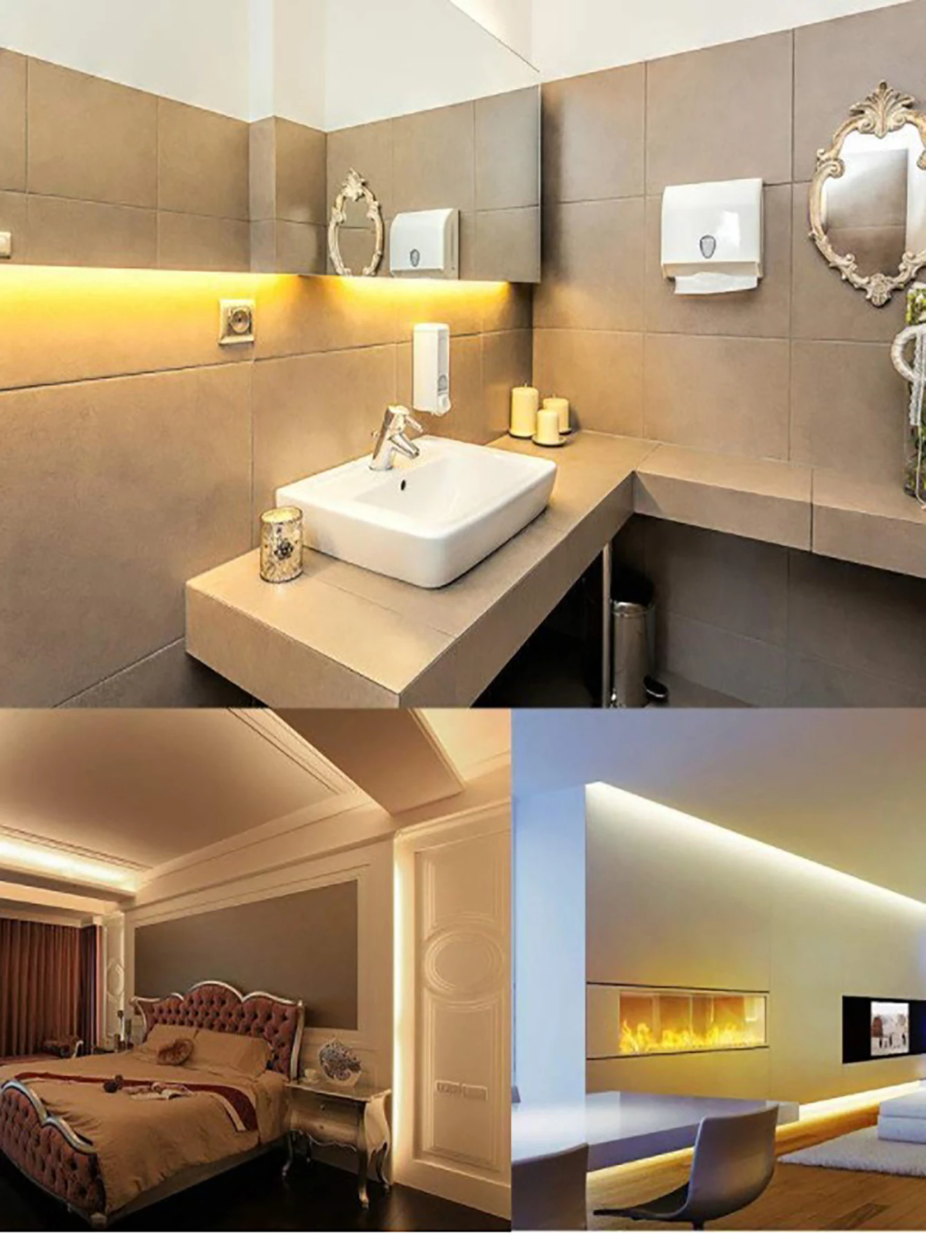 Luz LED com sensor de varredura manual USB 5 metros DC5V LED strip light