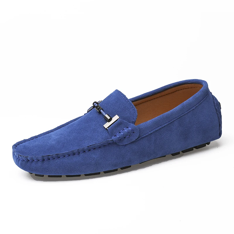 Suede Loafers Men Casual Leather Slip On Driving Shoes Fashion Plus Big Size 50 51 52 Luxury Brand Designer Shoes Spring Autumn