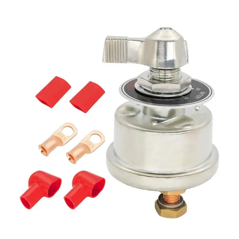

Battery Isolator On-Off For Car High Current Battery Isolator Cut Off Key 300A Terminal Insulator Replacement Repairing