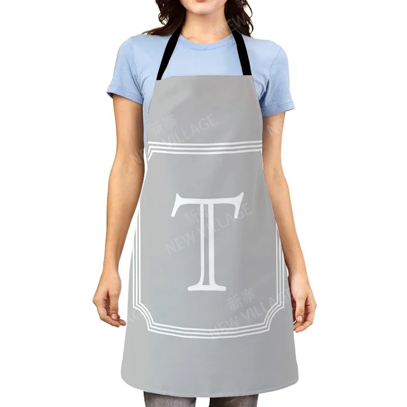 Aesthetic Women kitchen apron kids original Children Waterproof girl fashionable princess waiter work apron oil proof letter