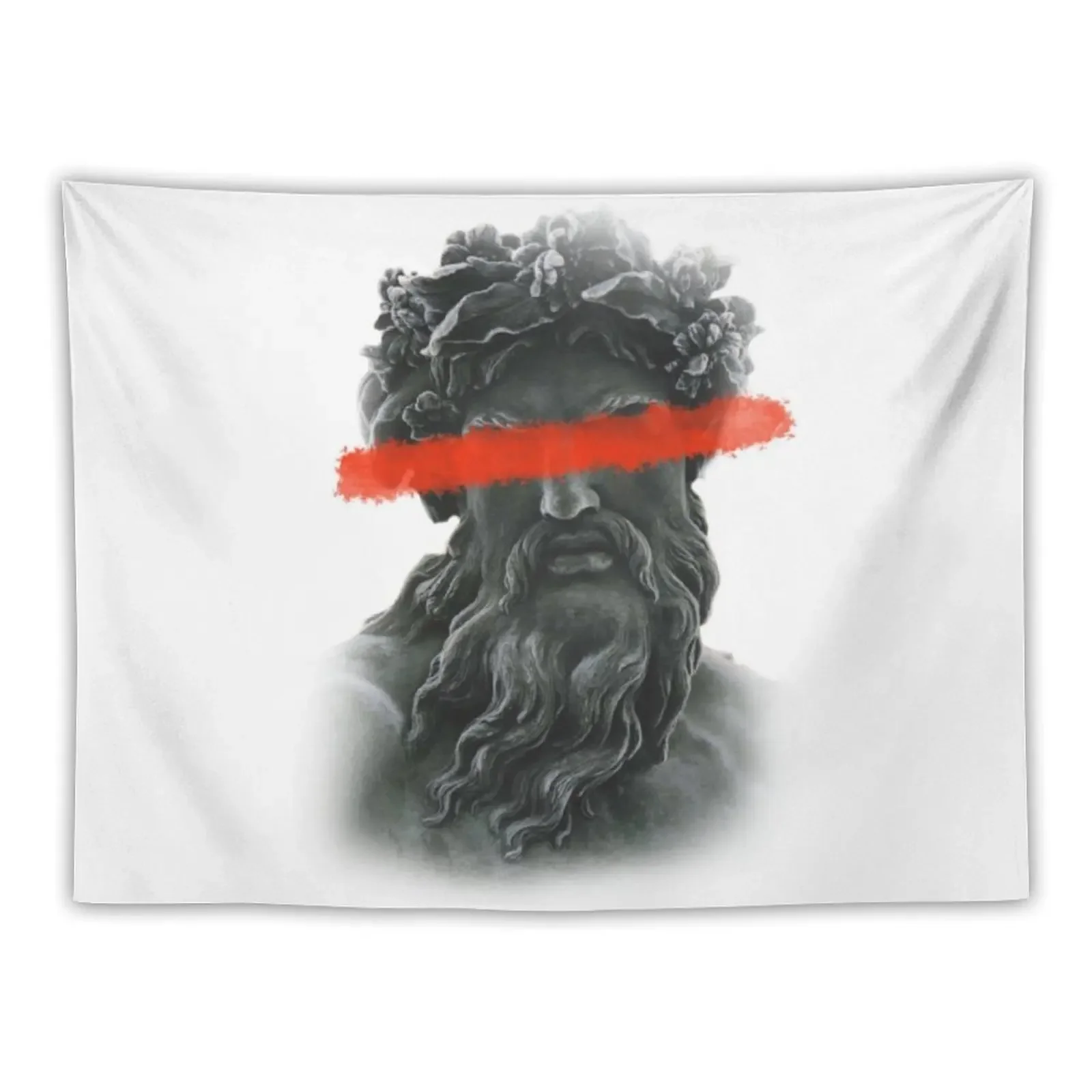 Zeus Statue Greek Sculpture Tapestry Room Design Bedroom Decor Aesthetic Cute Decor Tapestry