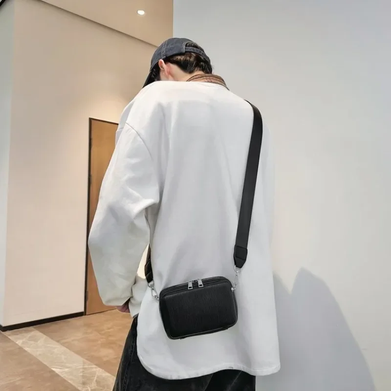 Spring Men's Bag Fashionable and Simple Crossbody Bag Trendy and Personalized Shoulder Bag Couple Style Unisex Сумка