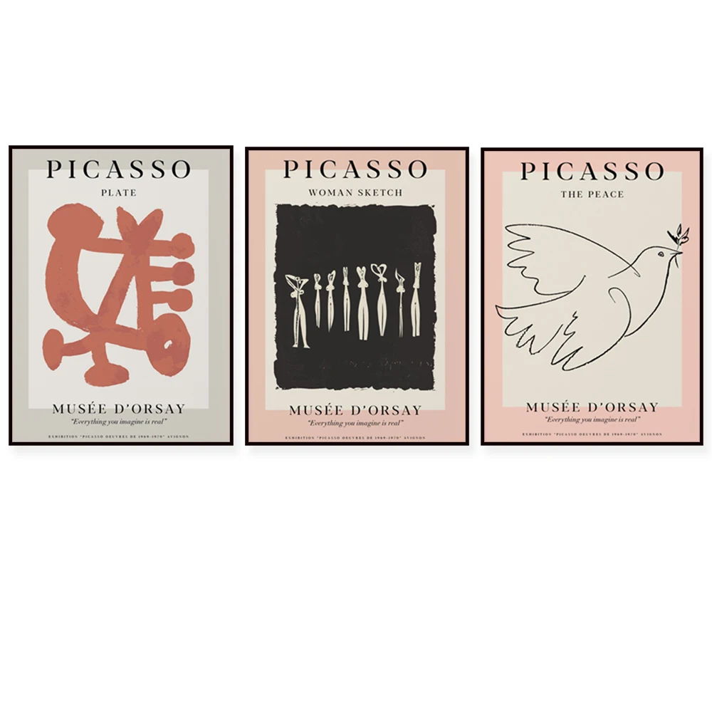 Picasso Peace Art Print, Picasso Freedom, Picasso Animal Art, Picasso Poster, Digital Download, Picasso Drawings, Pablo Picasso