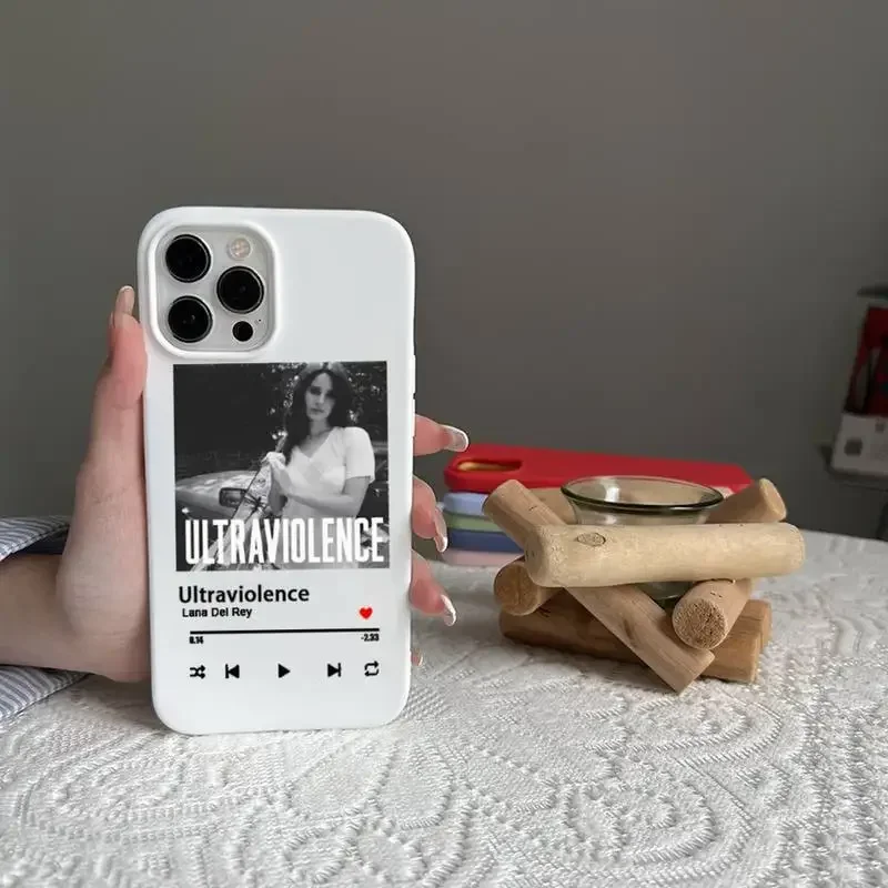 Lana Del Rey piosenkarka Kraft plakat na telefon w kolorze cukierków dla iPhone 14 11 12 13 mini pro MAX Plus