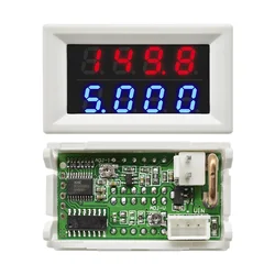 DC 0-100V 0-200V 10A Digital Voltmeter Ammeter 4 Bits 5 Wires Dual Led Display Car Motorcycle Voltage Current Amp Panel Meter