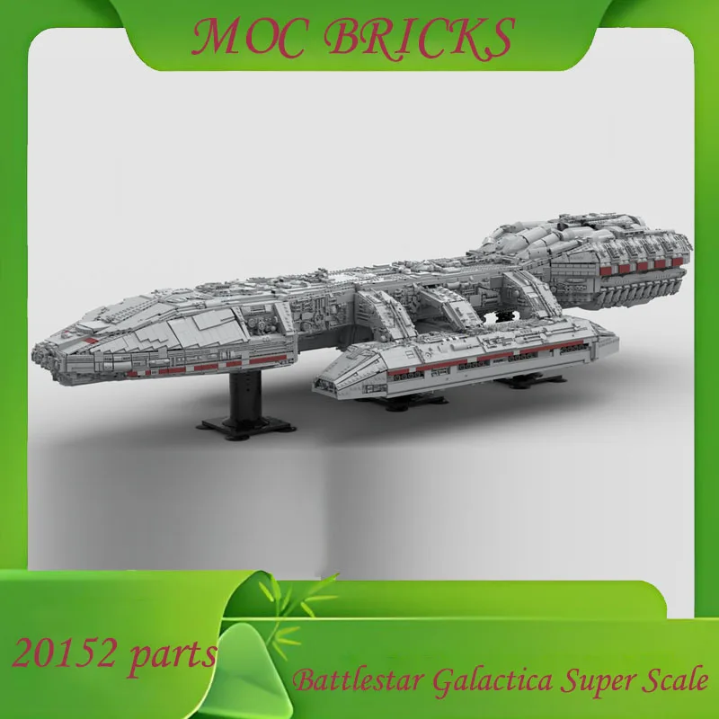 20152/23729 أجزاء مخصصة MOC Battlestar Galactica SpaceShip معركة نموذج الهندسة المعمارية التعليم لغز حلية لعبة مجسمة الهدايا