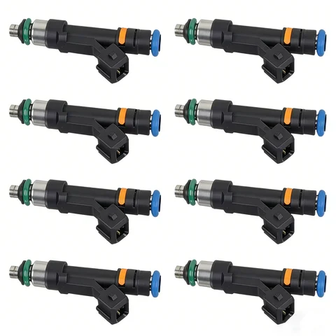Комплект из 8 топливных форсунок 0280158044 для двигателей Ford F150 F250 F350 4.6L 5.4L V8 1997-2008 годов, замена топливных инжекторов