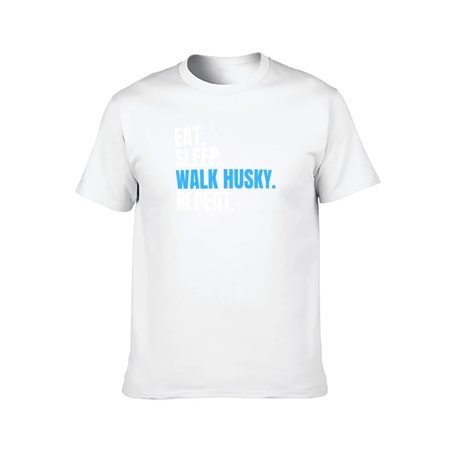 Siberian Husky Design für Schlitten-Hundeliebhaber T-Shirt T-Shirt Mann Baumwolle T-Shirts für Mann grafisches Vintage-T-Shirt