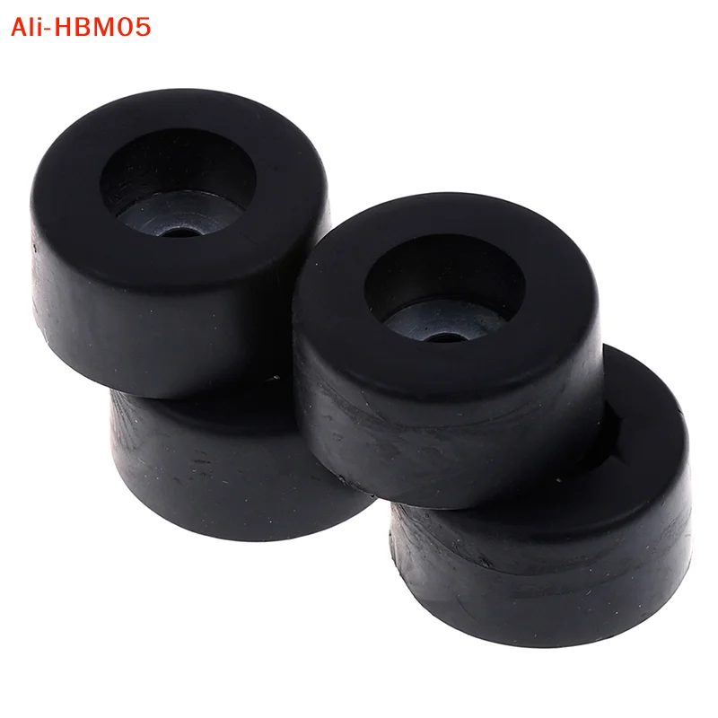 (HB05)4 Pcs Speaker Feet Pad Cushion Rubber Feet Damper Pad Base 38X20mm Anti-slip Pads With Iron Sheet