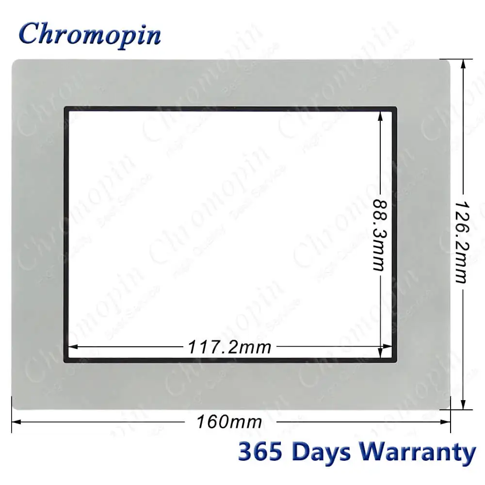 Touch Screen Panel Glass Digitizer for GP-4301TM MODEL: PFXGM4301TAD Touchscreen + Front Label Overlay Protective Film