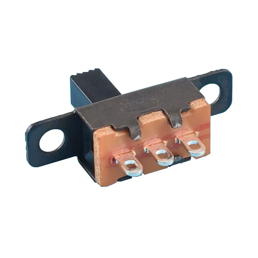 

20pcs 50V 0.5 A Mini Size Black SPDT Slide Switch for DIY Power Electronic Projects SS12F15 on-off Toggle Switch Handle 6mm
