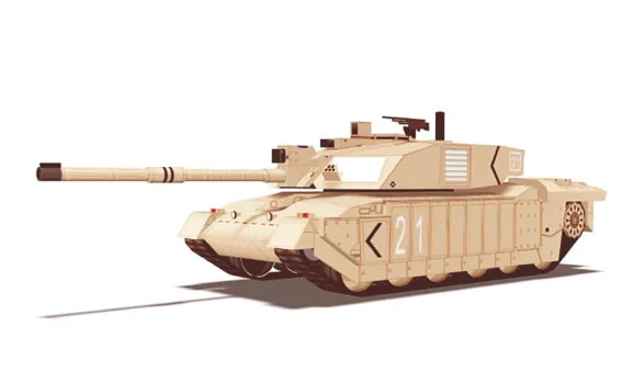 

Challenger-2 Main Battle Tank 3D Paper Model DIY