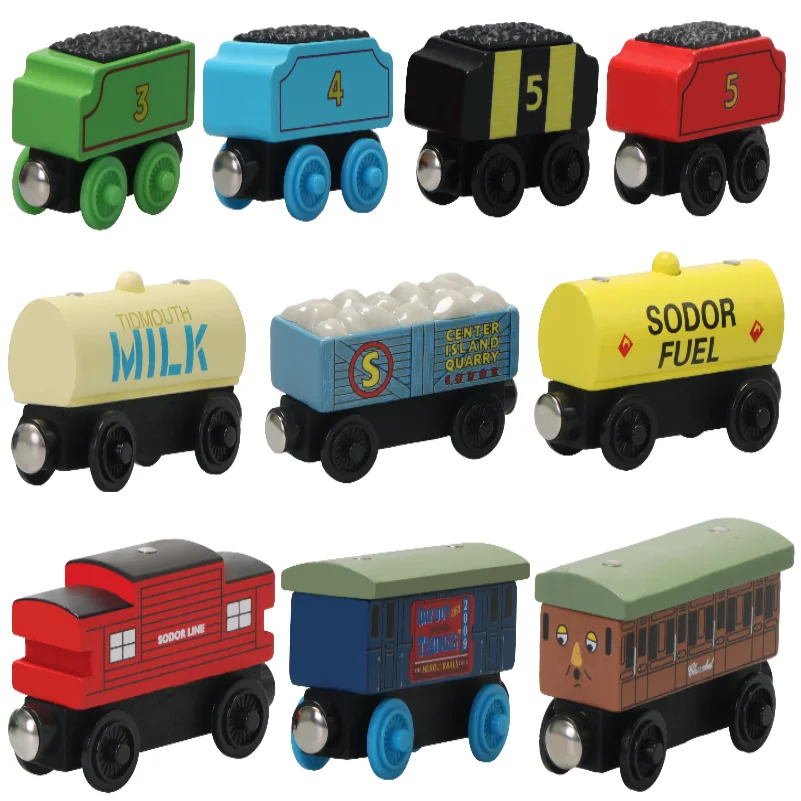 Thomas and Friends Wooden Magnetic Connectable Track Trains Toys Lady Oliver Donald Molley Handel Educational Toy Chrismas Gifts