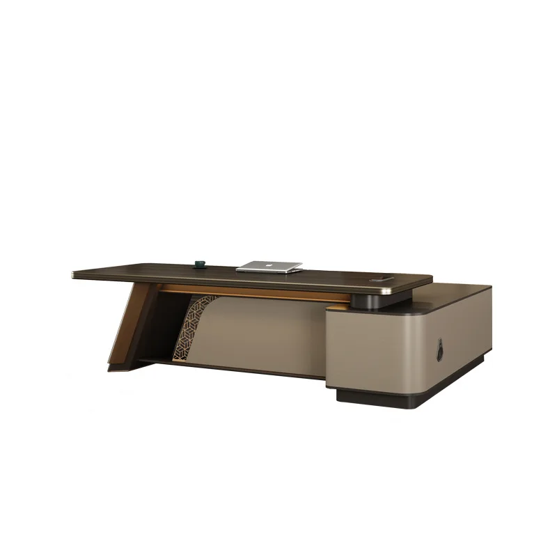 

High-end boss table simple and modern chairperson's office desk and chair combination president manager's