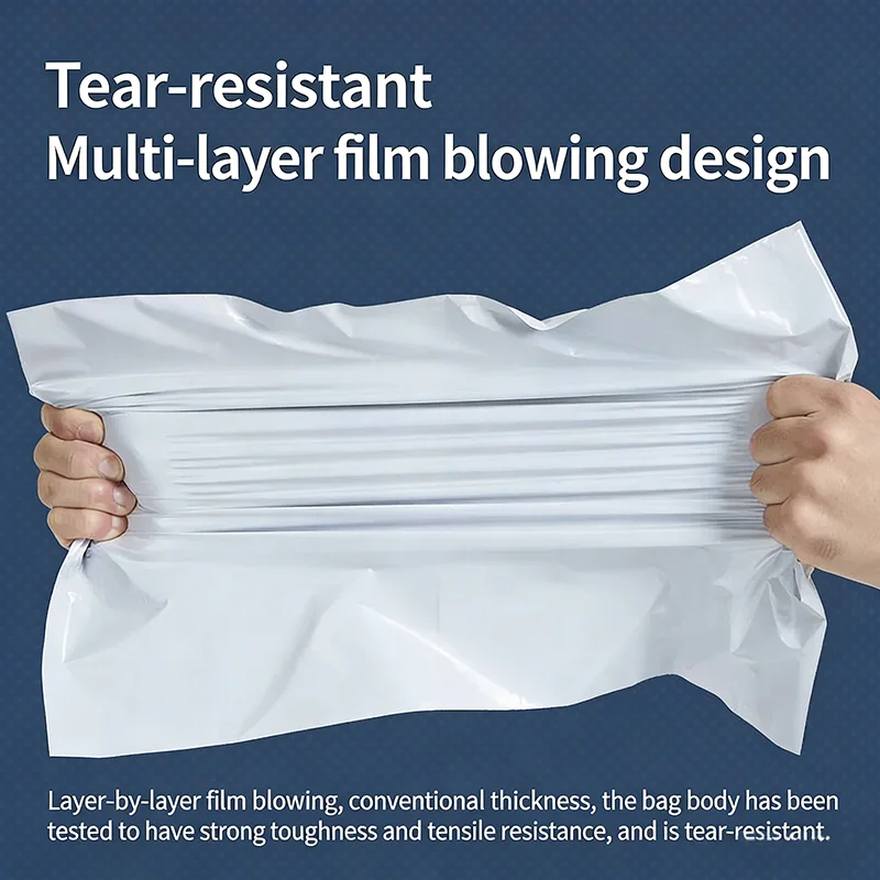 Biodegradable Compostable Waterproof Tear Resistant Self Sealing Shipping Envelopes Recyclable Bags For Clothing Courier Mailing