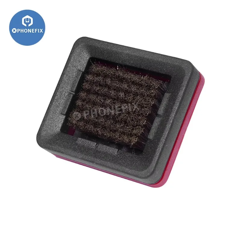 การประสาน เคล็ดลับเหล็กทําความสะอาดแปรงเมนบอร์ดเชื่อมลวดเหล็ก Pad Anti Static สําหรับ BGA Rework Station เคล็ดลับ PCB SMD Solder Tool