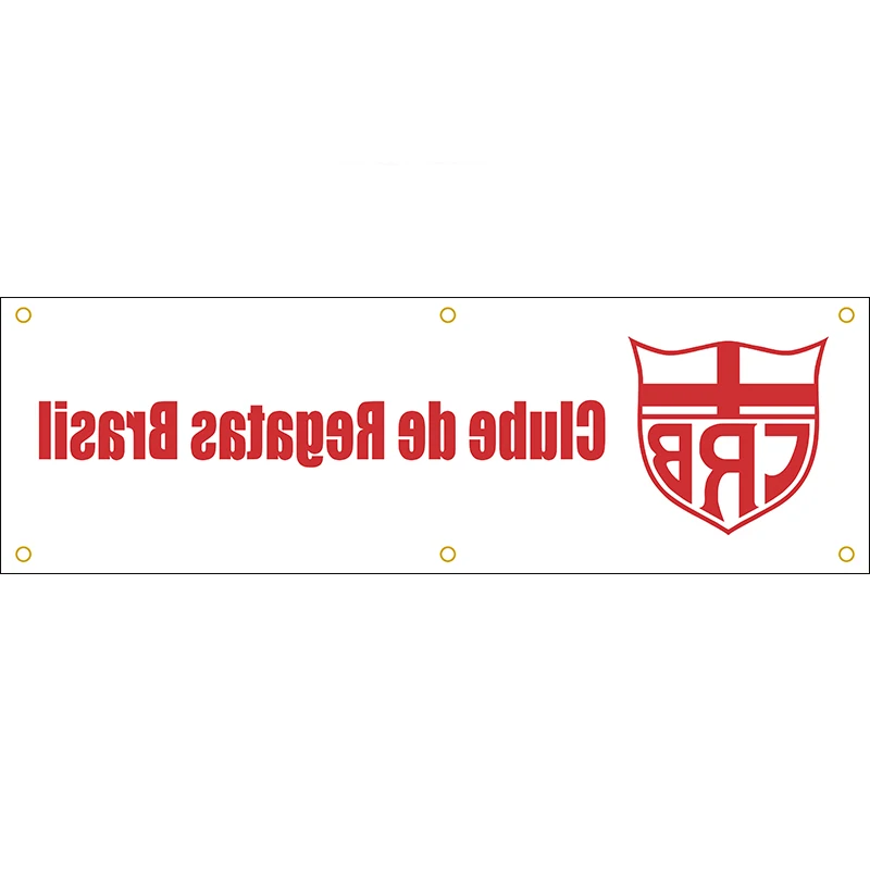 Clube de Regatas Brasil CRB Banner Customize Football Club Flag 1.5*5ft (45*150cm)  Custom Advertising Decoration Banner yhx0509