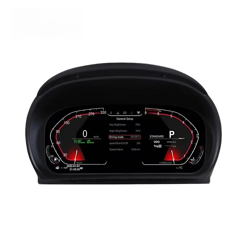 For E90 10 Inch Car Digital Speedometer Instrument Cluster Linux System Lcd Dashboard Panel Auto Meter