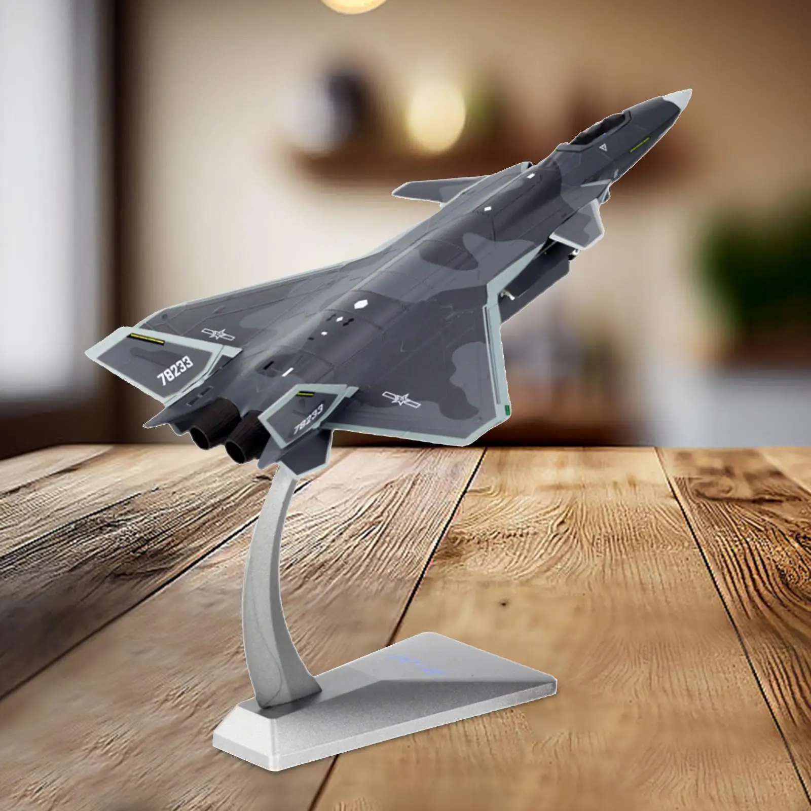 1/72 J20 Fighter Collection Aircraft for Bookshelf TV Cabinet Living Room