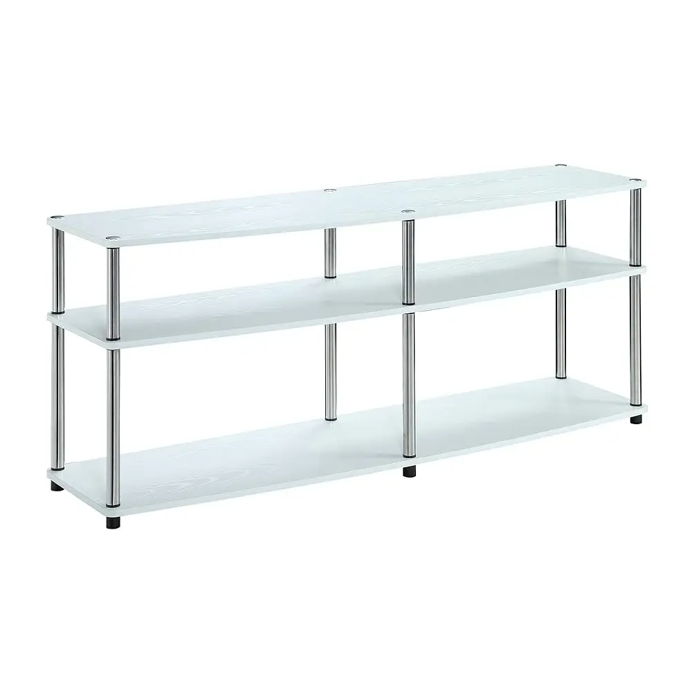 

Designs2Go 3 Tier 60"" Tv Stand, White