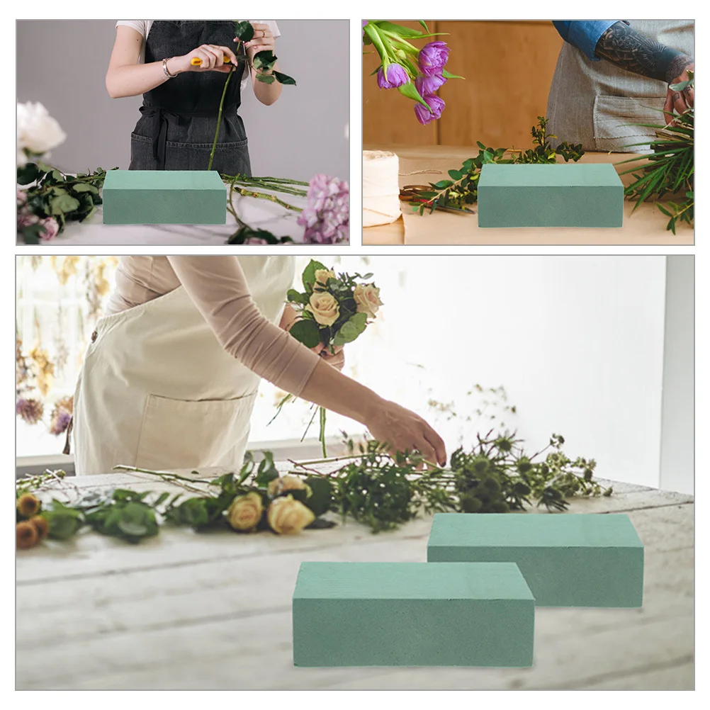 6 قطعة تشكيلة زهور كتل رغوة لوازم الأزهار للزهور الطازجة أحداث الزفاف قواعد ذاتية الصنع حديقة الطين زهرة ماصة للماء