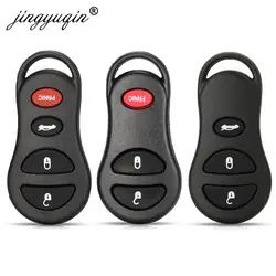 Jingyuqin Auto Keyless Entry Afstandsbediening Sleutel Shell Fob Case 3/4 Bnt Voor Chrysler Voyager Cruiser Voor Dodge Ram Dakota Jeep cherokee