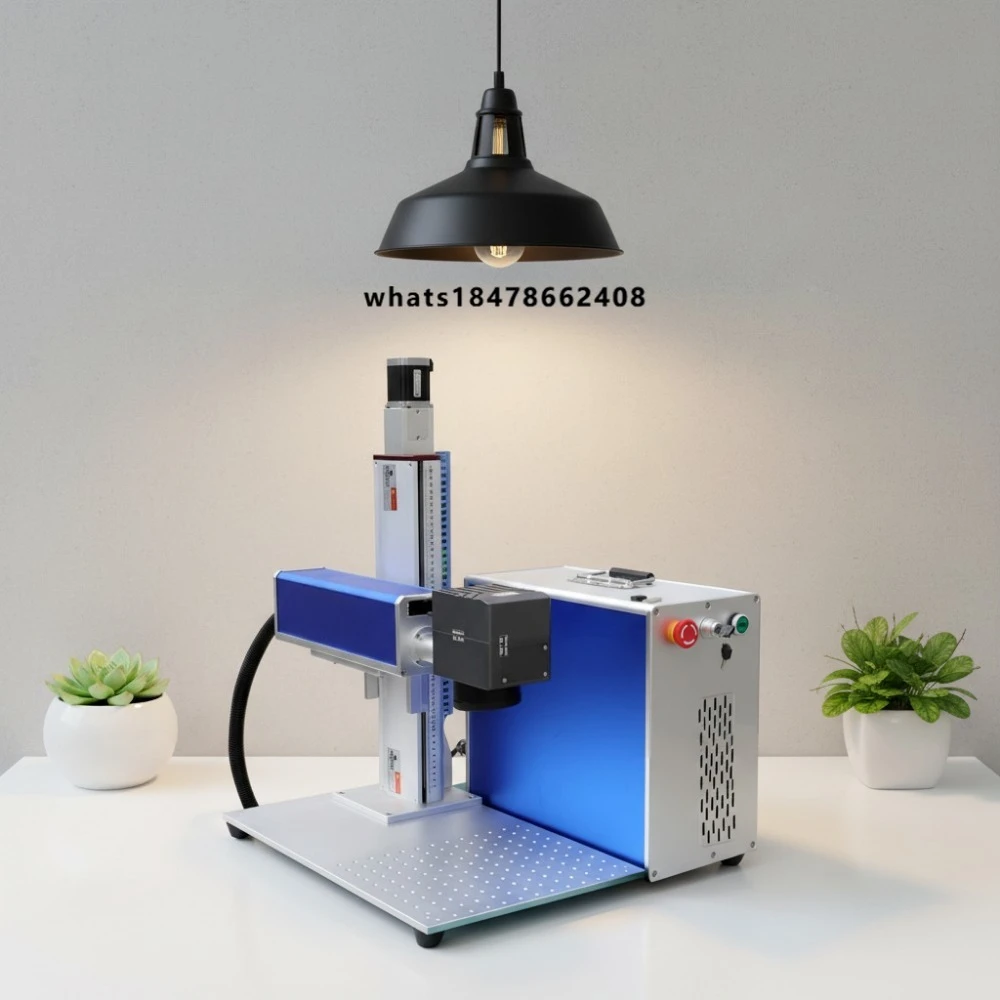 New Jpt Raycus Mopa M7 50W/60W/100W Fiber Color Marking Engraving Machine for Metal Guns Jewelry Supporting DXF/BMP/AI