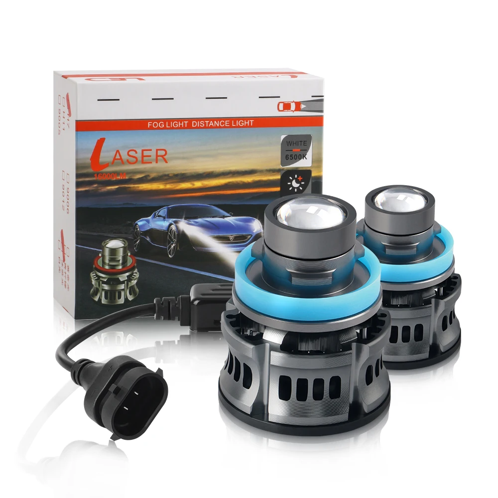 Automotive H7 9006 Laser Headlight Bulbs Canbus H11 9005 HB3 Projector Auto Fog Lights 3000K 6000K 8000K Modification LED Lights