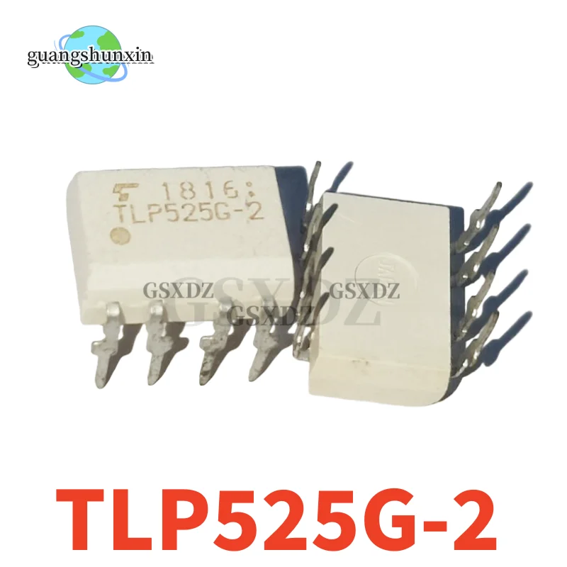 10PCS Imported original TLP525G-2 DIP8 direct insertion bidirectional thyristor optocoupler isolator Real shot image