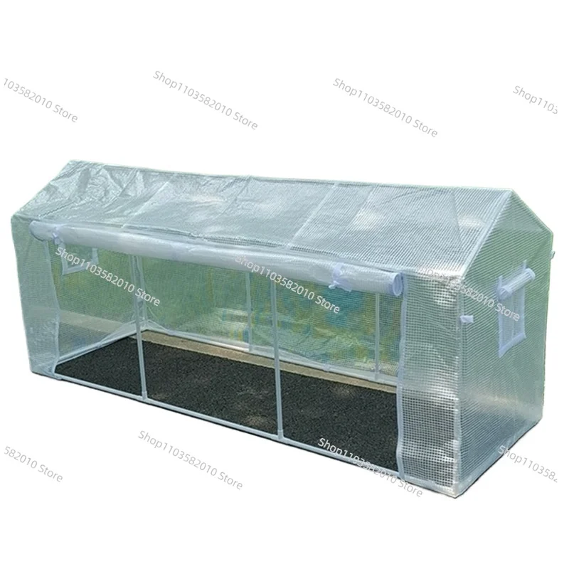 1Set Outdoor Greenhouse for Home Balcony, Frost-Proof Shade Rain Tent for Succulent, Vegetable & Seedling