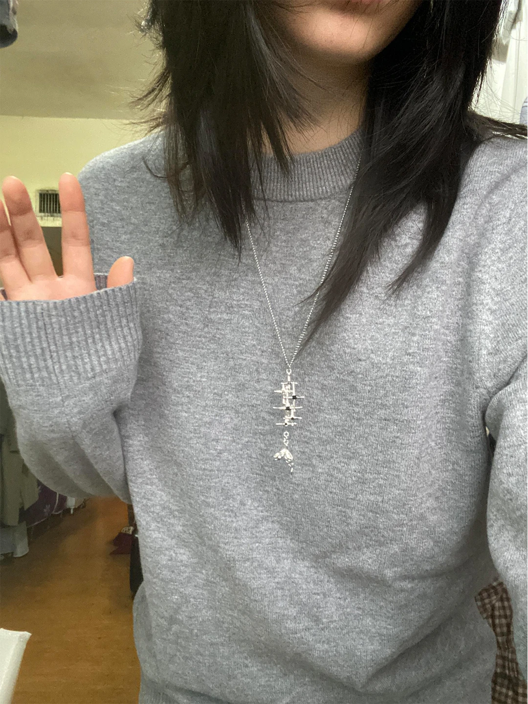 

Cleanfit Light ey round Ne Men's Knitwear Warm Inner Wear Base irt Lazy Sle Autumn Winter Soft Cozy Sweatirt