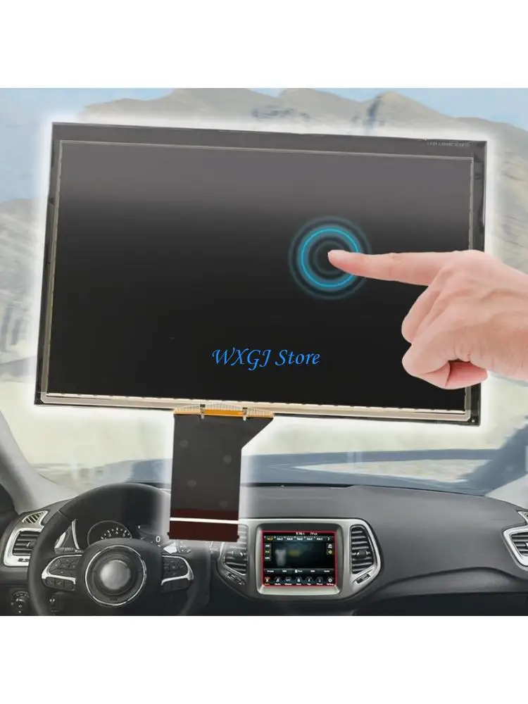 

37JE 7 Inch Touch Screens Monitor Easy to Use for Vehicle Multimedia Entertainment