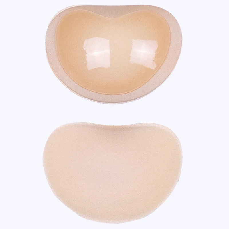 Hot! Inserts Breast Pads Silicone Self-Adhesive Bra Inserts Breast Enhancer Shaper Push up Bra Pads Bikini Padding Inserts