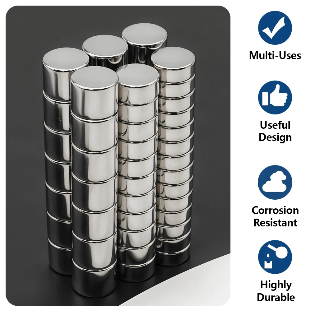 Powerful Neodymium Magnet  N35 NdfeB Permanent Magnetic imanes Round Super Strong Fridge Magnets DIY 10x1 10x2 10x3 10x4 10x5mm
