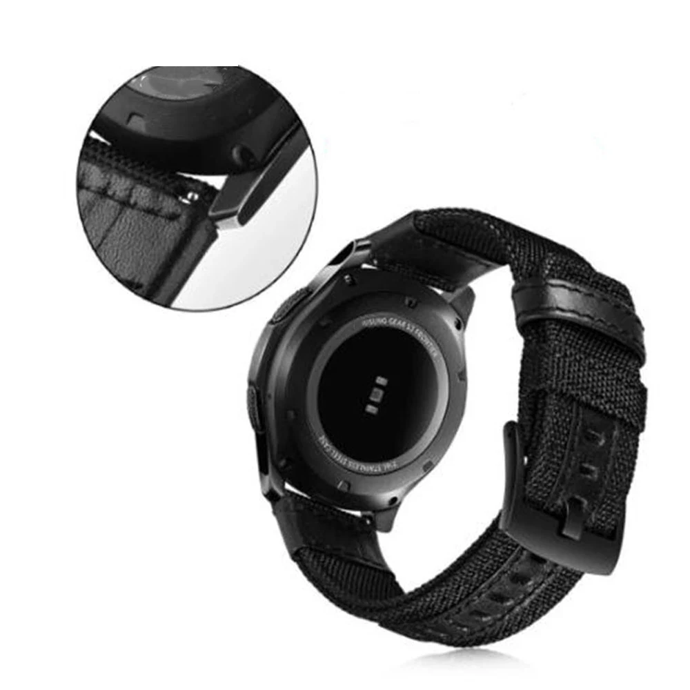 20mm 22mm Band Nylon Strap for Samsung Galaxy Watch3 41mm 45mm Quick Release Bracelet for Huawei Watch GT4/3/2 46mm 42 Watchband