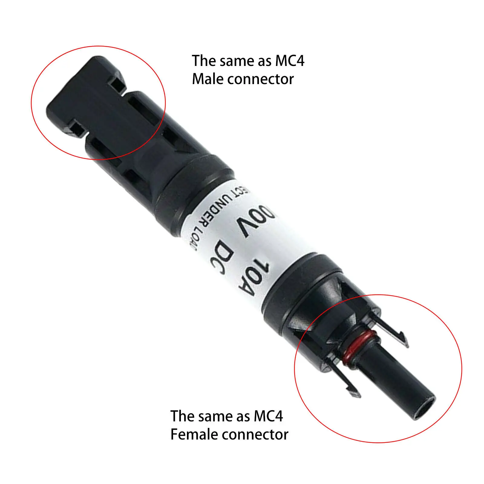 

3PCS Solar Cable Connector Built-into10A 15A 20A 30A Diodes For PV System Solar Panel Parallel Connection Antireflux Protection