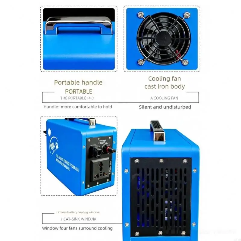 unidade armazenamento energia pouco peso 220V 300W com metal carregamento múltiplo M4YD do