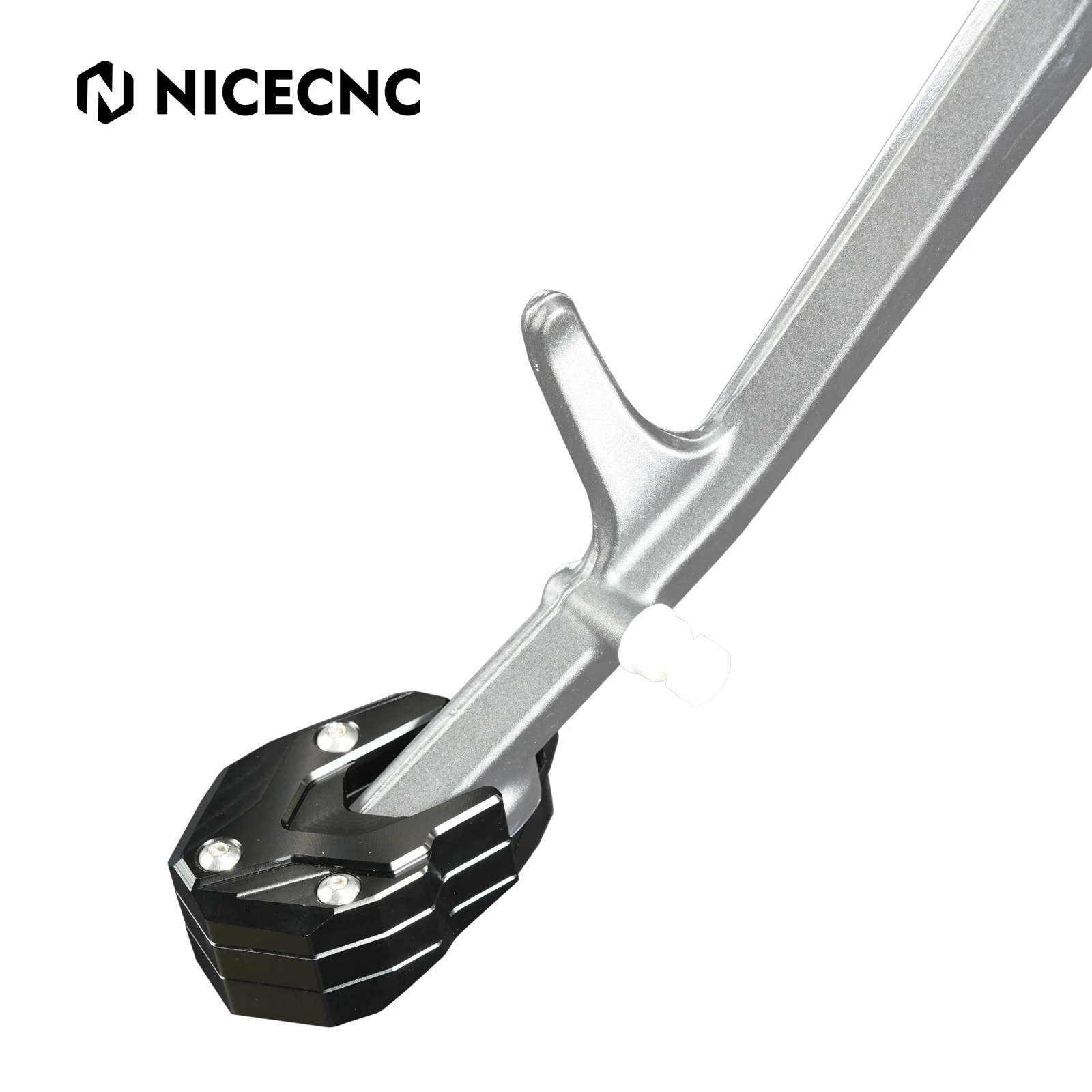 NICECNC Motorcycle Side Stand Plate Kickstand Extension Pad for BMW R1300GS/Adventure R1300 GS GSA 2024 2025 2026 2027 – Detail 1