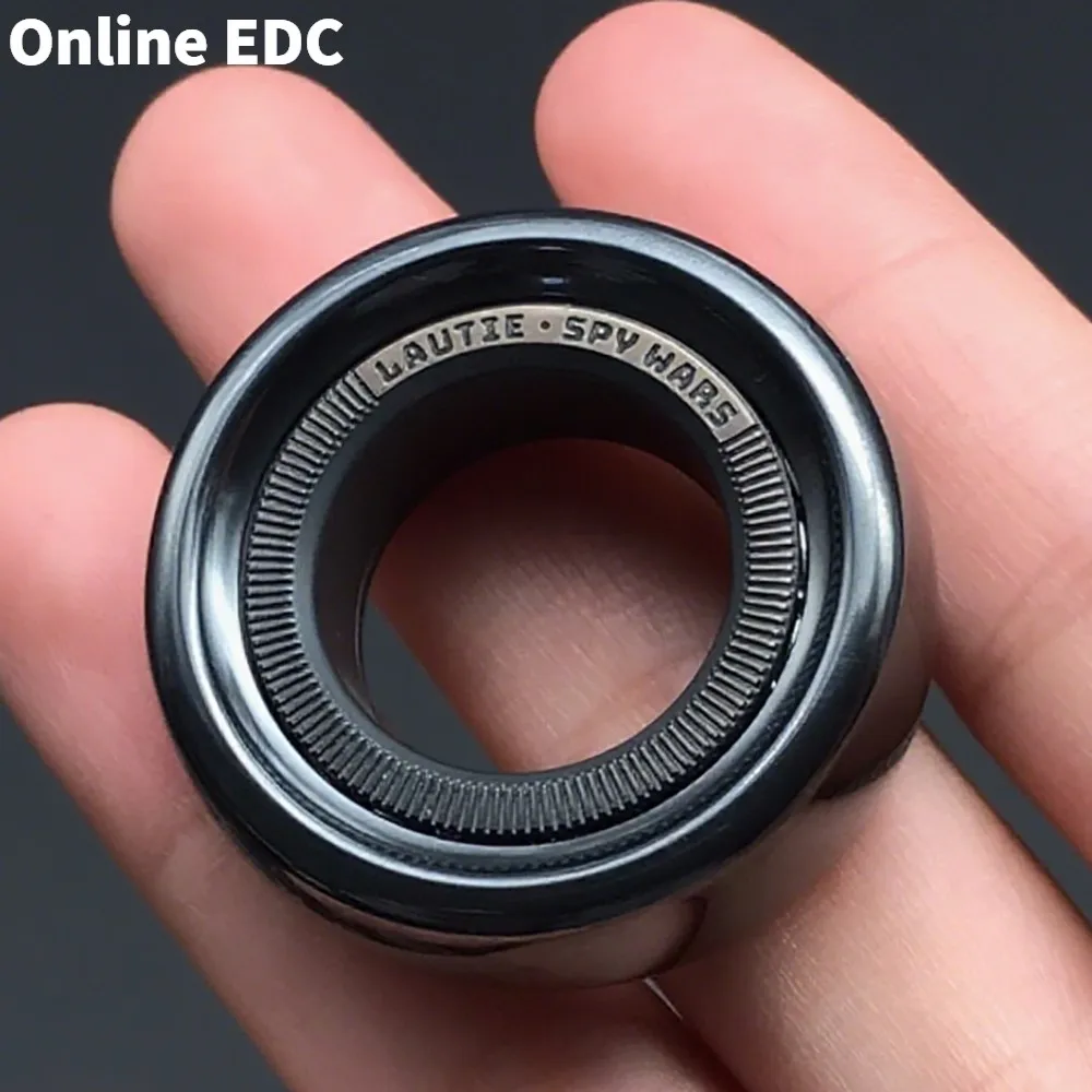 ألعاب EDC مستعملة LAUTIE EDC Mechanic-C حلقة نحاسية من الزركونيوم سبينر سلسلة حرب التجسس فيدجيت سبينر