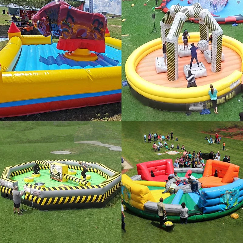 Inflatable Bullfighting Game, Outdoor Competitive Entertainment Props, Team Building Activity, Custom Logo Option